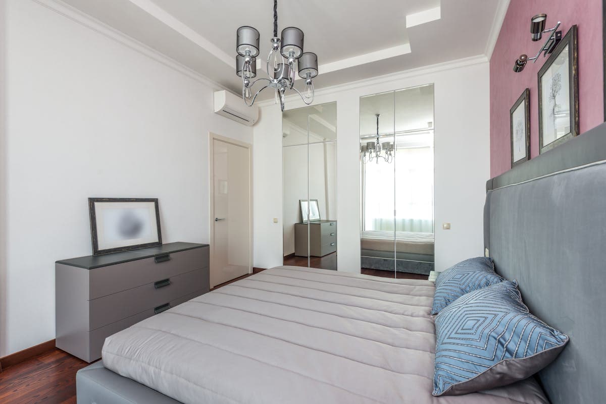 Rustic Brick Wall Bedroom