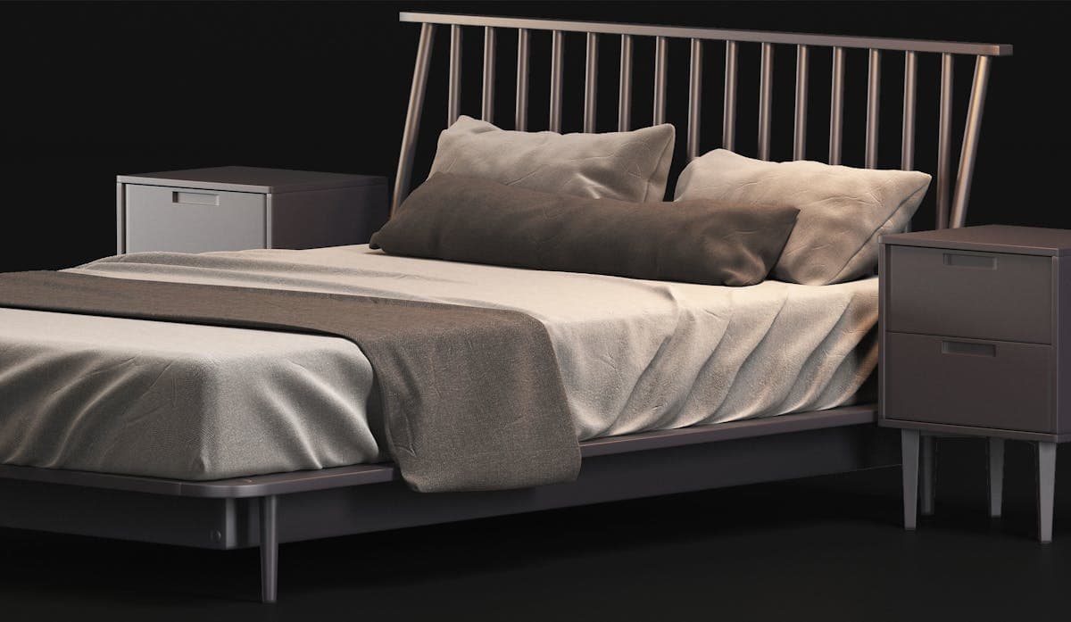 Art-Inspired Bedroom Corner