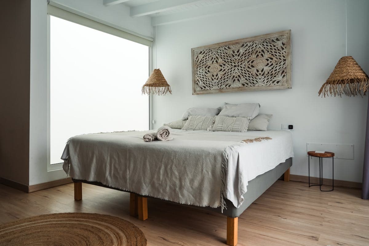 Warm Lighting Sleep Space